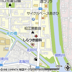 島根県松江市学園1丁目16-48周辺の地図