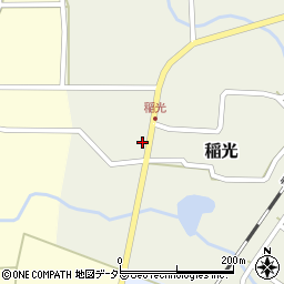 鳥取県西伯郡大山町稲光81周辺の地図