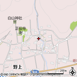 岐阜県加茂郡八百津町野上周辺の地図