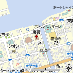 舞鶴市消防本部火災等情報案内周辺の地図