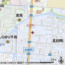 島根県松江市北田町59周辺の地図