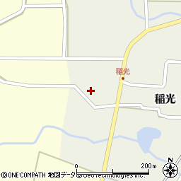 鳥取県西伯郡大山町稲光87周辺の地図