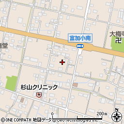 岐阜県加茂郡富加町羽生1491-3周辺の地図