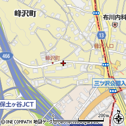 神奈川県横浜市保土ケ谷区峰沢町17周辺の地図