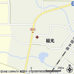 鳥取県西伯郡大山町稲光57周辺の地図