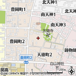 〒501-3915 岐阜県関市天徳町の地図