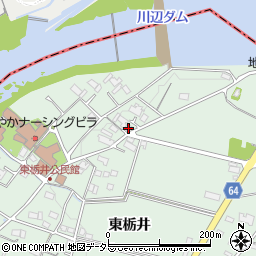 岐阜県美濃加茂市下米田町東栃井132周辺の地図