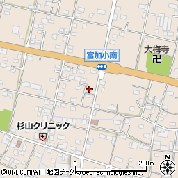 岐阜県加茂郡富加町羽生1493-6周辺の地図