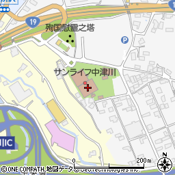 中津川市勤労者青少年ホーム周辺の地図