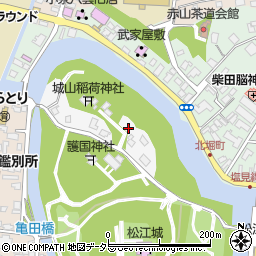 島根県松江市殿町458周辺の地図
