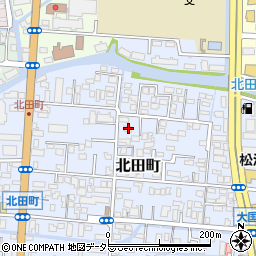 島根県松江市北田町85-1周辺の地図