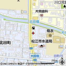 島根県松江市北田町257周辺の地図