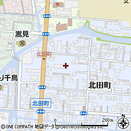 島根県松江市北田町62周辺の地図