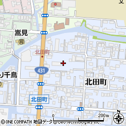 島根県松江市北田町62-3周辺の地図