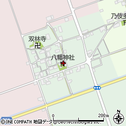 滋賀県長浜市高月町西物部424周辺の地図