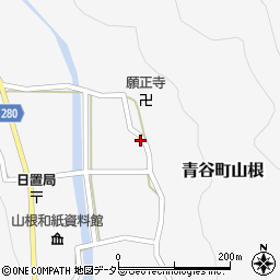 鳥取県鳥取市青谷町山根622周辺の地図