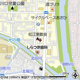 島根県松江市学園1丁目16周辺の地図