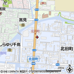 島根県松江市北田町60周辺の地図