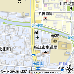 ワークマンプラス松江店周辺の地図