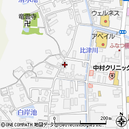 若佐久美子バレエスクール周辺の地図