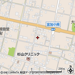 岐阜県加茂郡富加町羽生1489-3周辺の地図