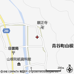 鳥取県鳥取市青谷町山根625周辺の地図