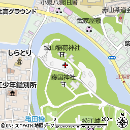 島根県松江市殿町484周辺の地図