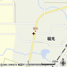 鳥取県西伯郡大山町稲光83周辺の地図
