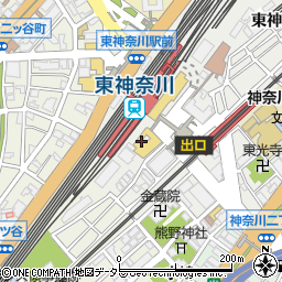 横浜市神奈川区民文化センター（かなっくホール）周辺の地図