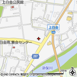 ファミリーマート関白金店周辺の地図