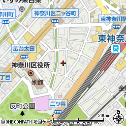 金沢荘周辺の地図