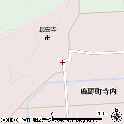 鳥取県鳥取市鹿野町寺内191周辺の地図