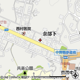 京都府舞鶴市余部下815周辺の地図