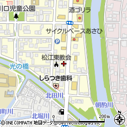 島根県松江市学園1丁目16-46周辺の地図