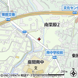 ドミノ・ピザ　座間南栗原店周辺の地図