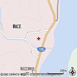 京都府舞鶴市和江572周辺の地図