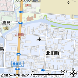 島根県松江市北田町71周辺の地図