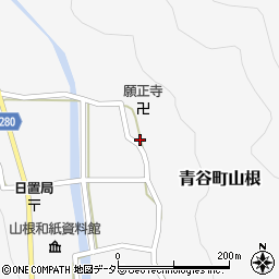 鳥取県鳥取市青谷町山根646周辺の地図