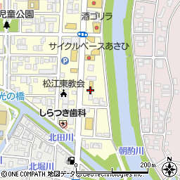 東山陽スリーボンド株式会社　松江営業所周辺の地図
