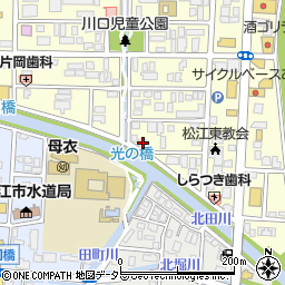 島根県松江市学園1丁目14-6周辺の地図
