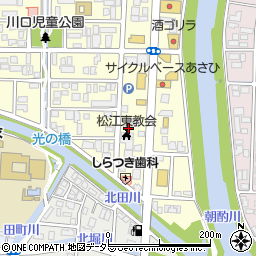 島根県松江市学園1丁目16-10周辺の地図