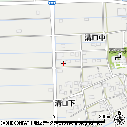 岐阜県岐阜市溝口中107周辺の地図