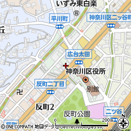 コート横浜反町周辺の地図