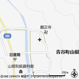 鳥取県鳥取市青谷町山根638周辺の地図