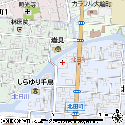 島根県松江市北田町33周辺の地図