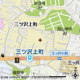 三ツ沢上町会館周辺の地図