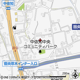 神奈川県厚木市中依知周辺の地図