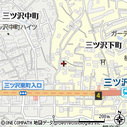 神奈川県横浜市神奈川区三ツ沢下町9-41周辺の地図