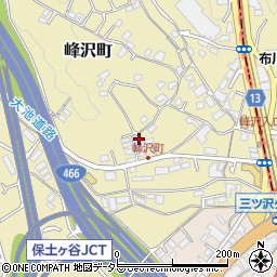 神奈川県横浜市保土ケ谷区峰沢町160周辺の地図