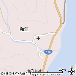 京都府舞鶴市和江535周辺の地図